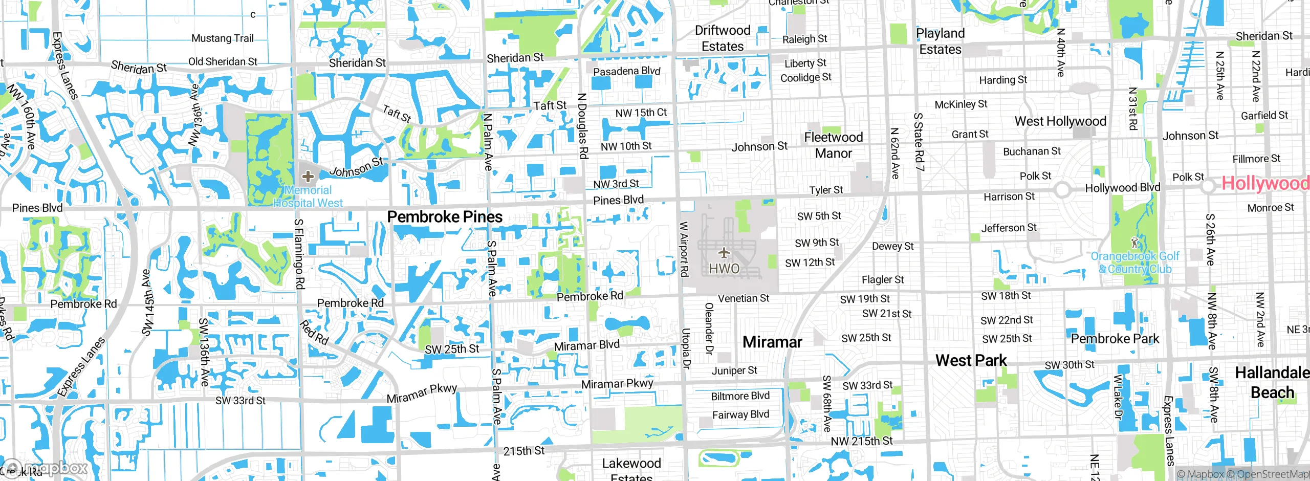 Map showing approximate location