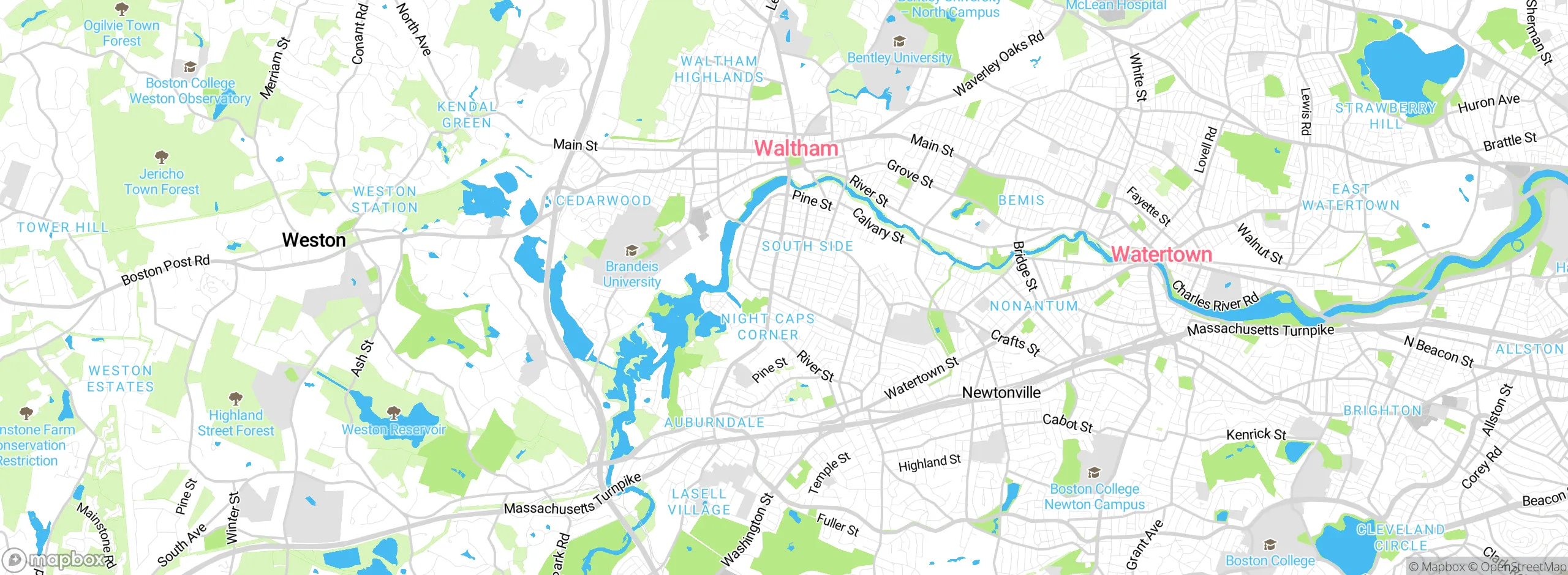 Map showing approximate location