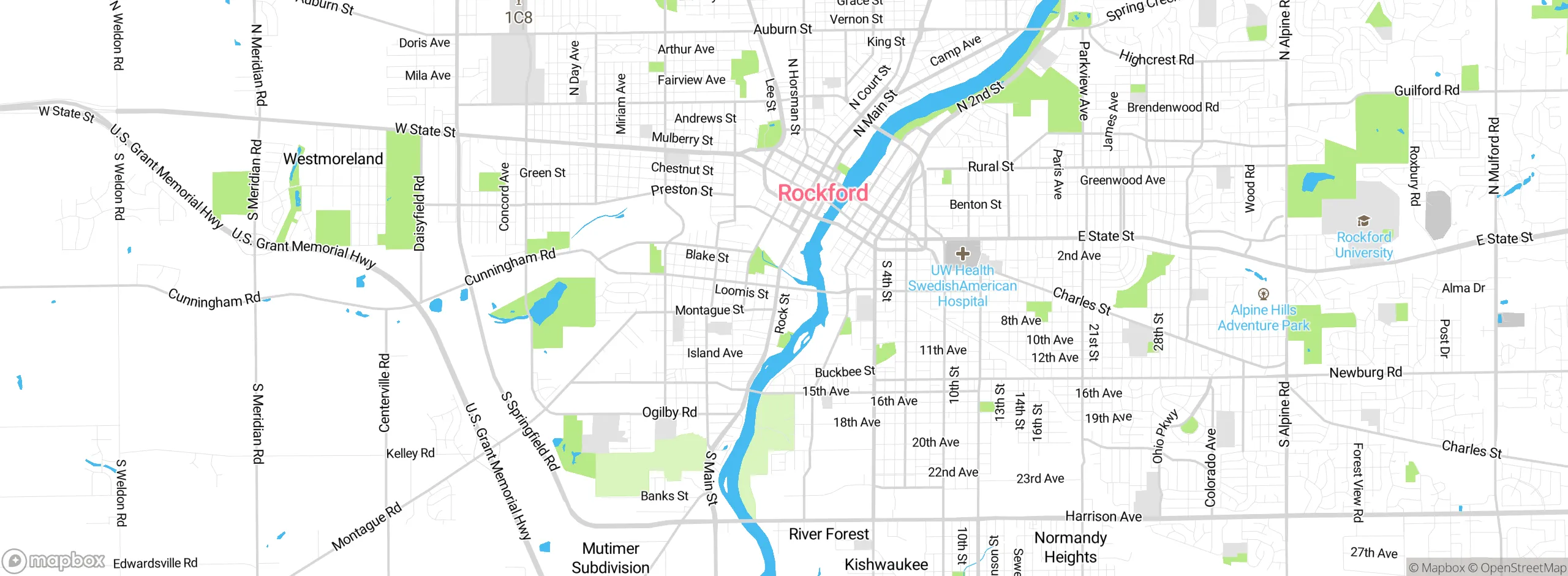 Map showing approximate location