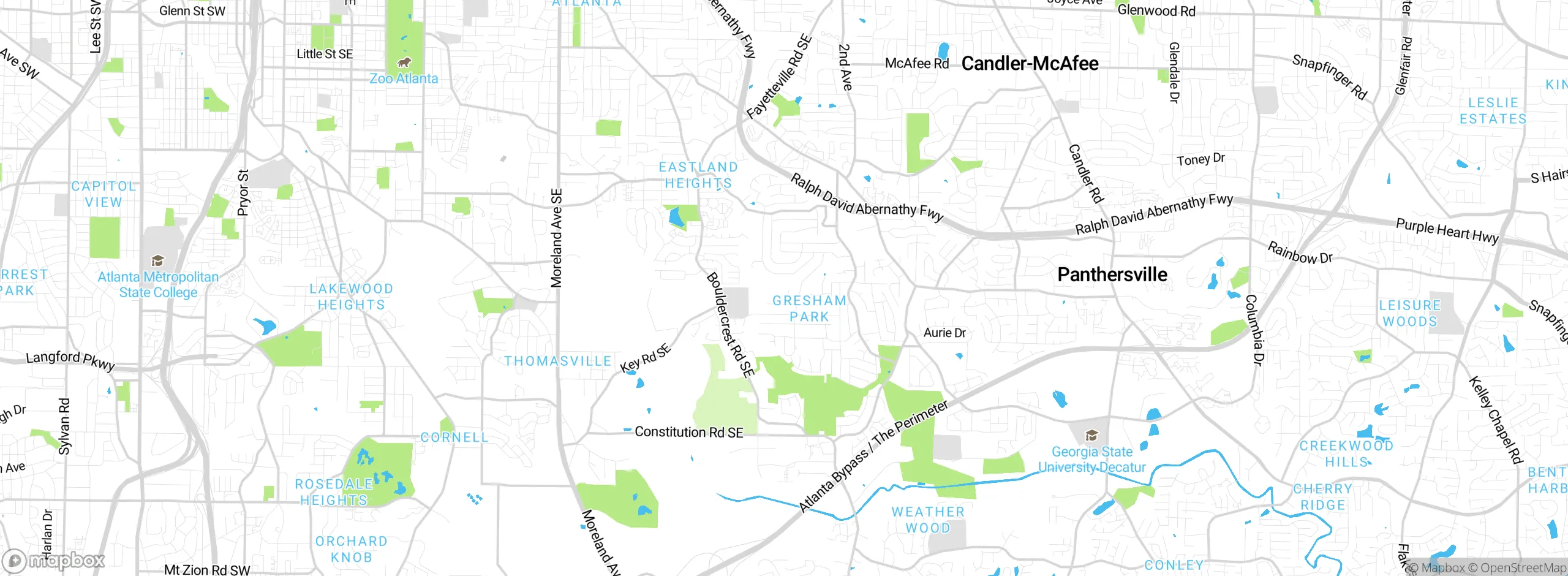 Map showing approximate location