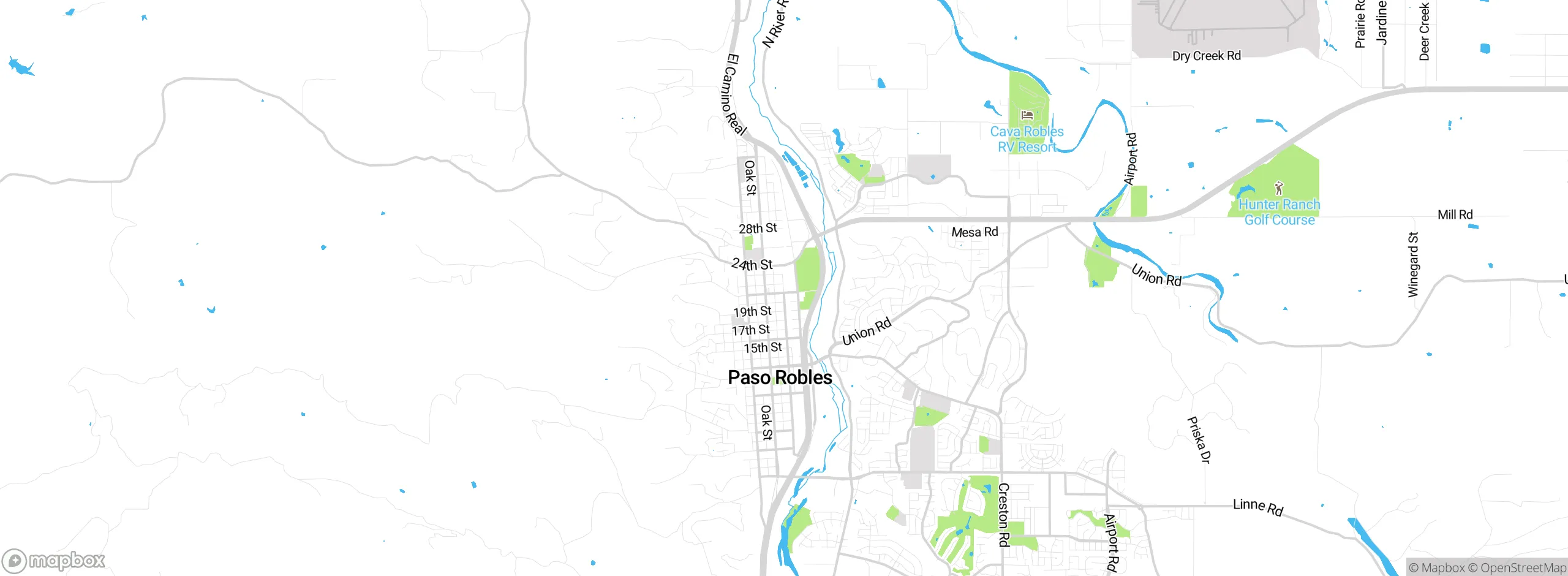 Map showing approximate location