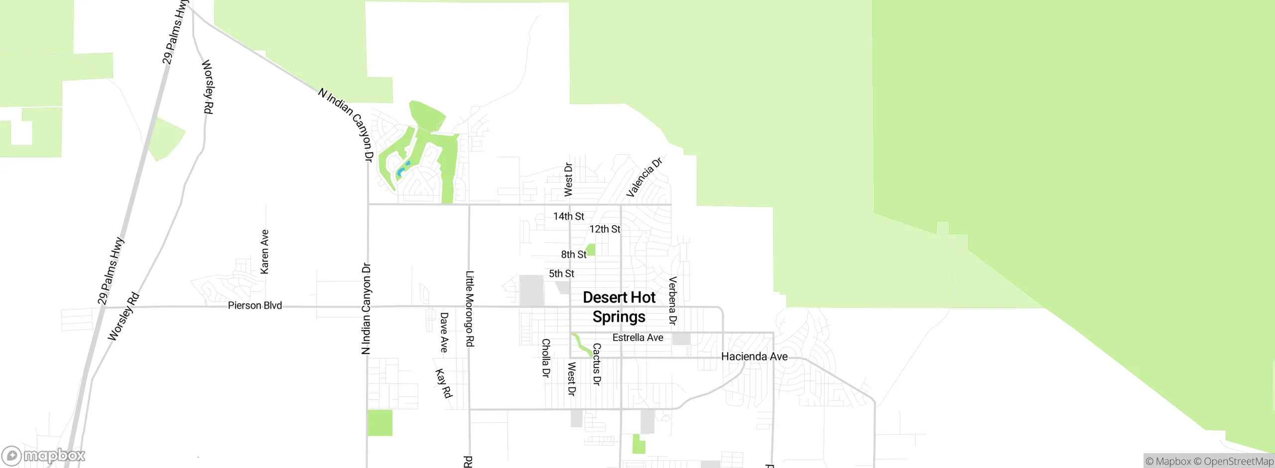 Map showing approximate location