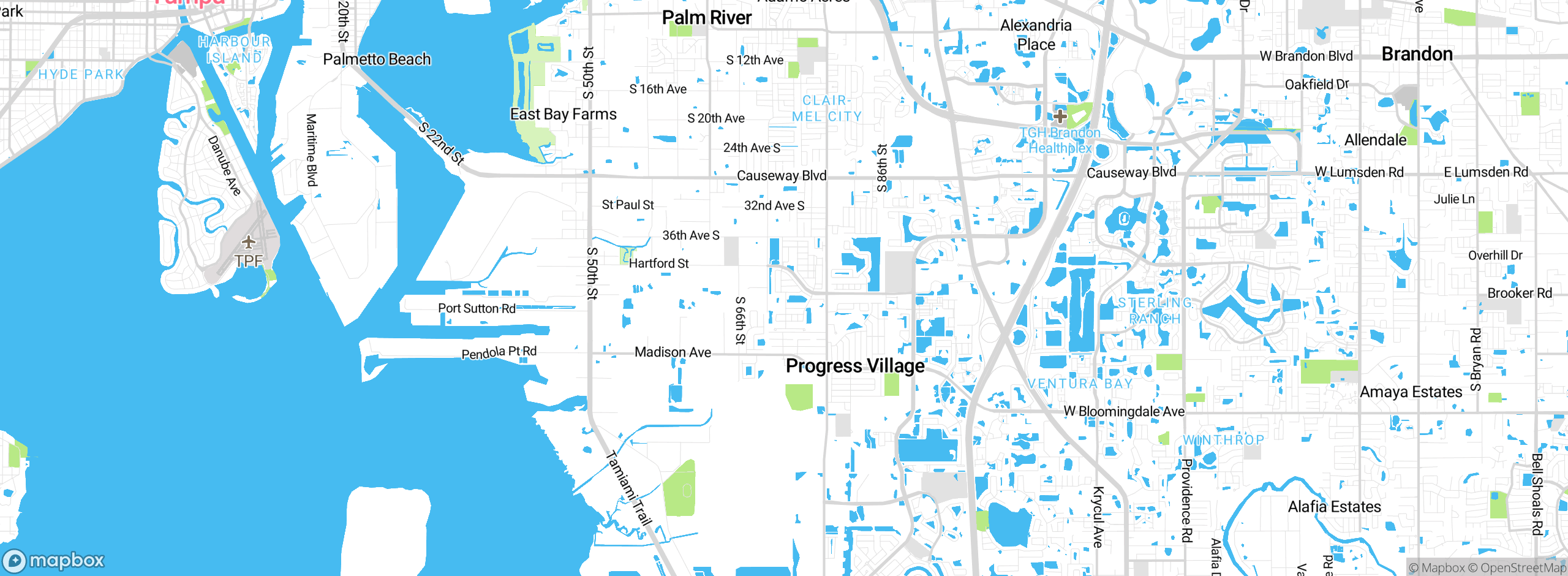 Map showing approximate location