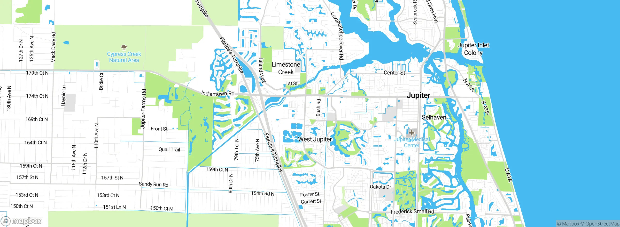 Map showing approximate location