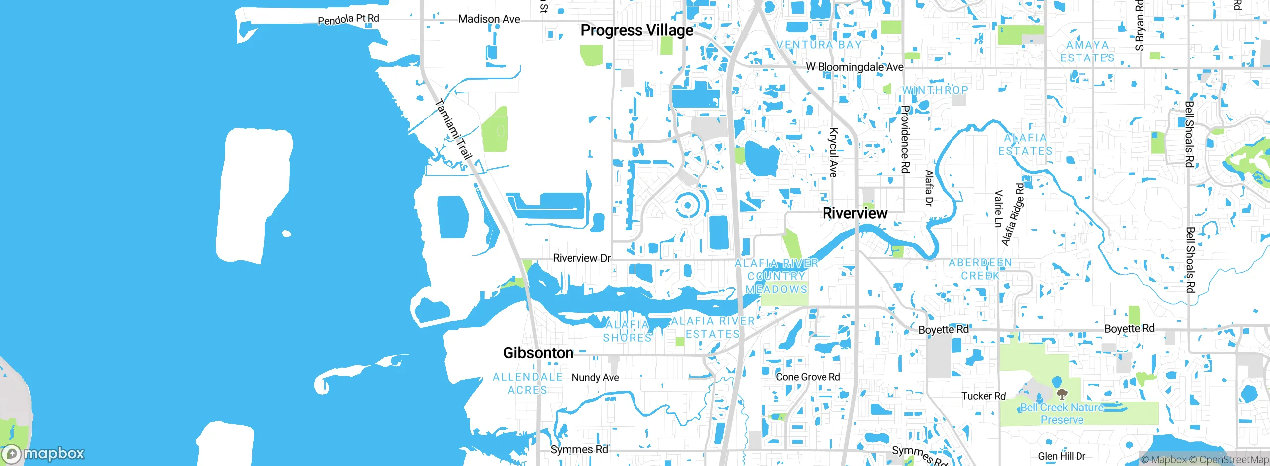 Map showing approximate location