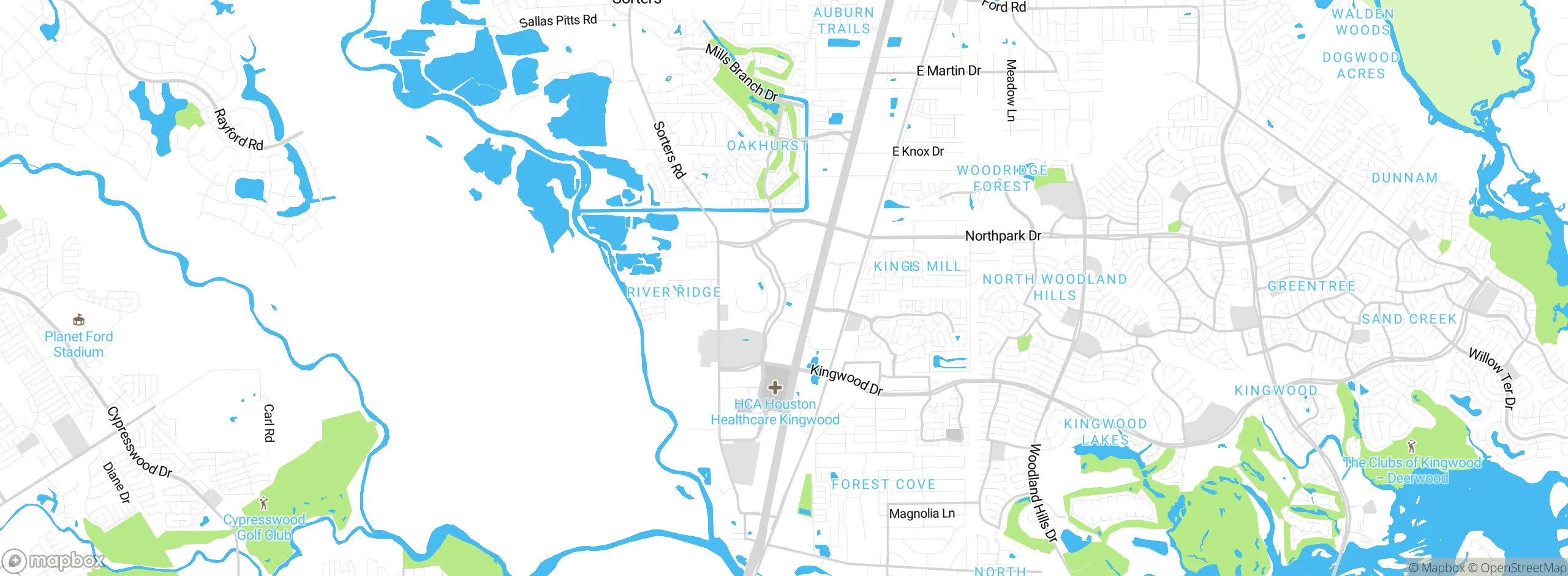 Map showing approximate location