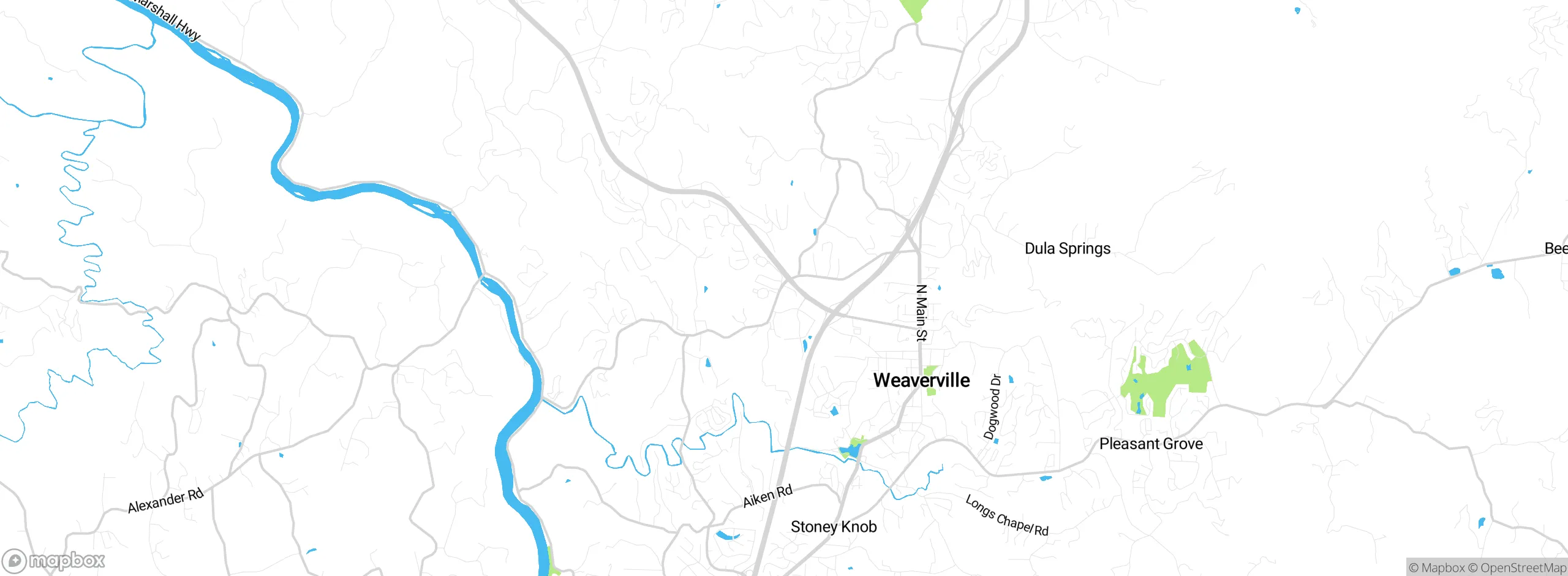 Map showing approximate location