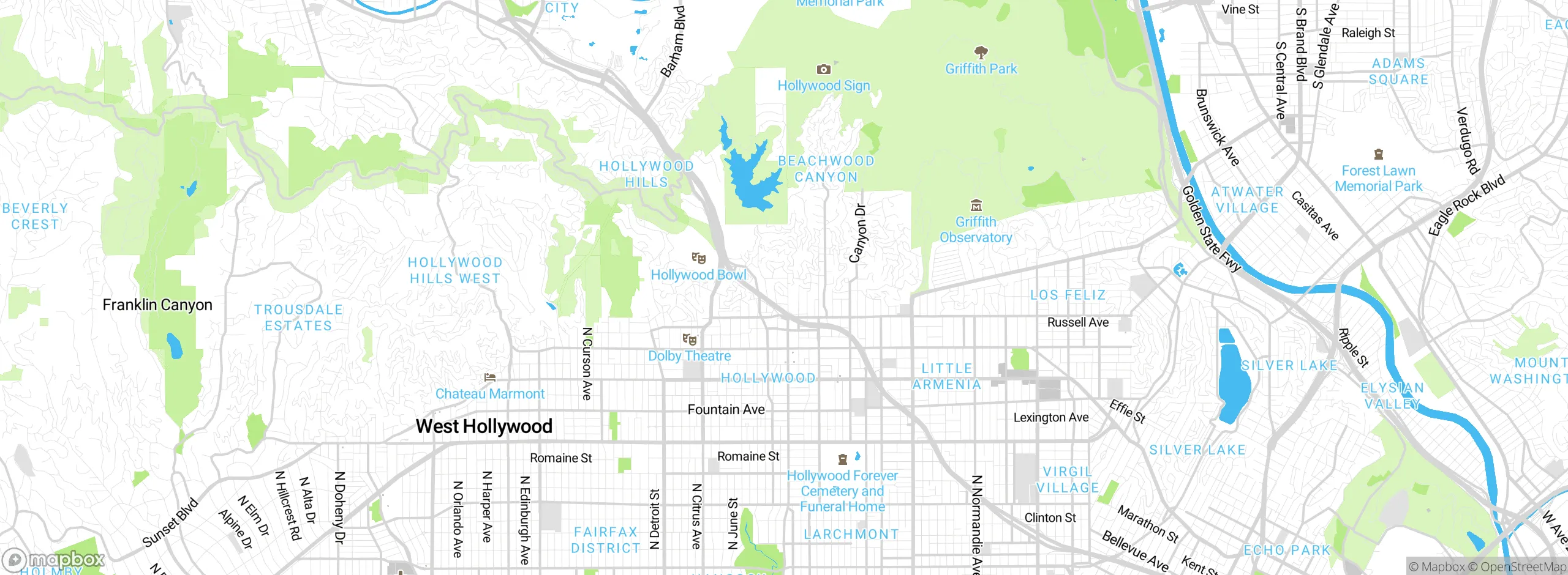 Map showing approximate location