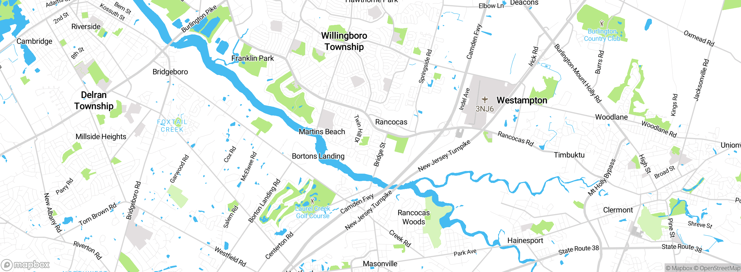 Map showing approximate location
