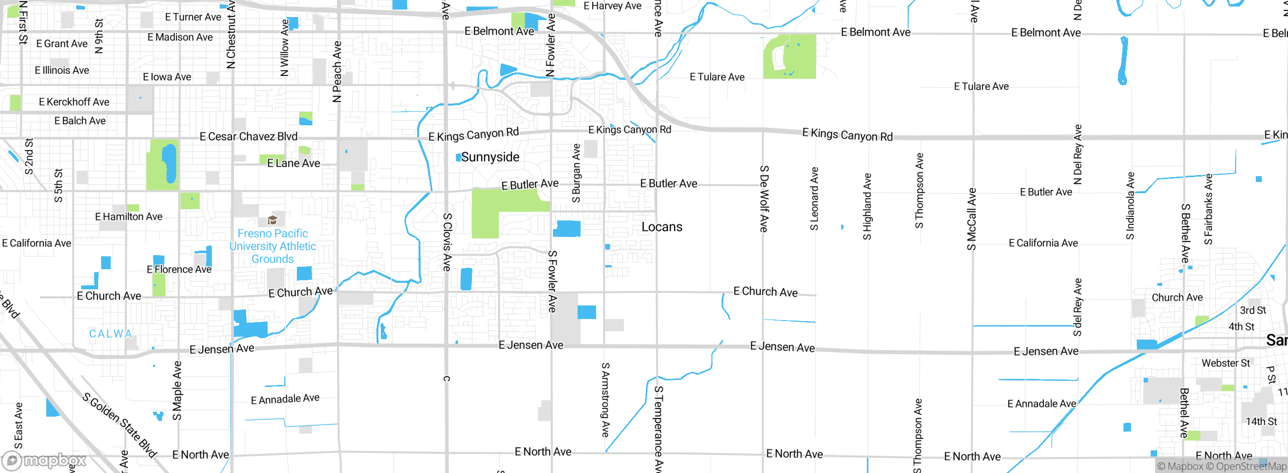 Map showing approximate location