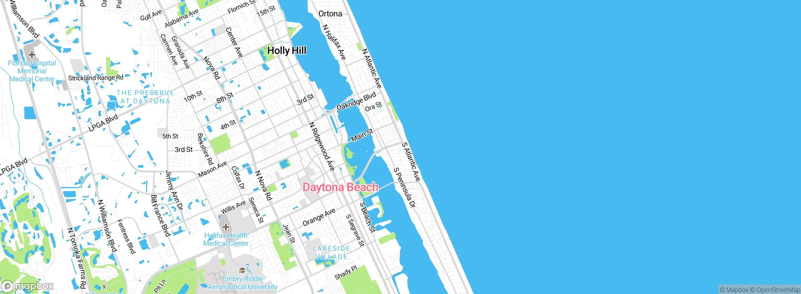 Map showing approximate location