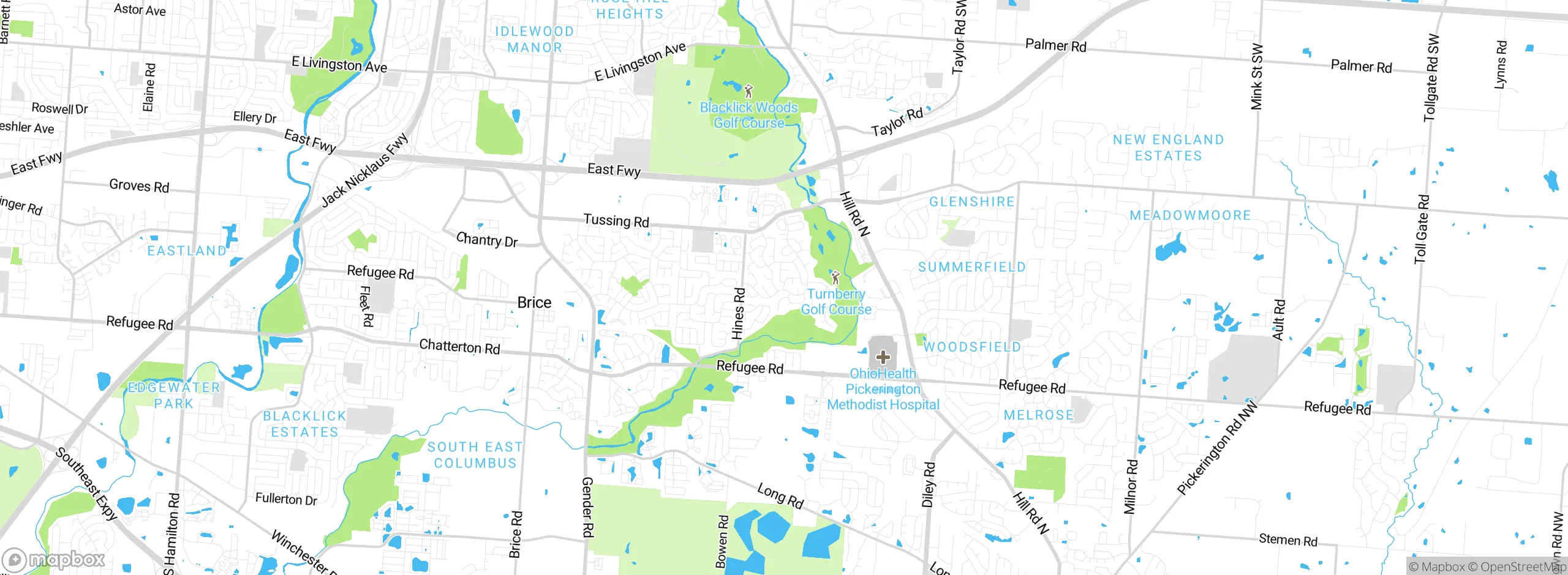 Map showing approximate location