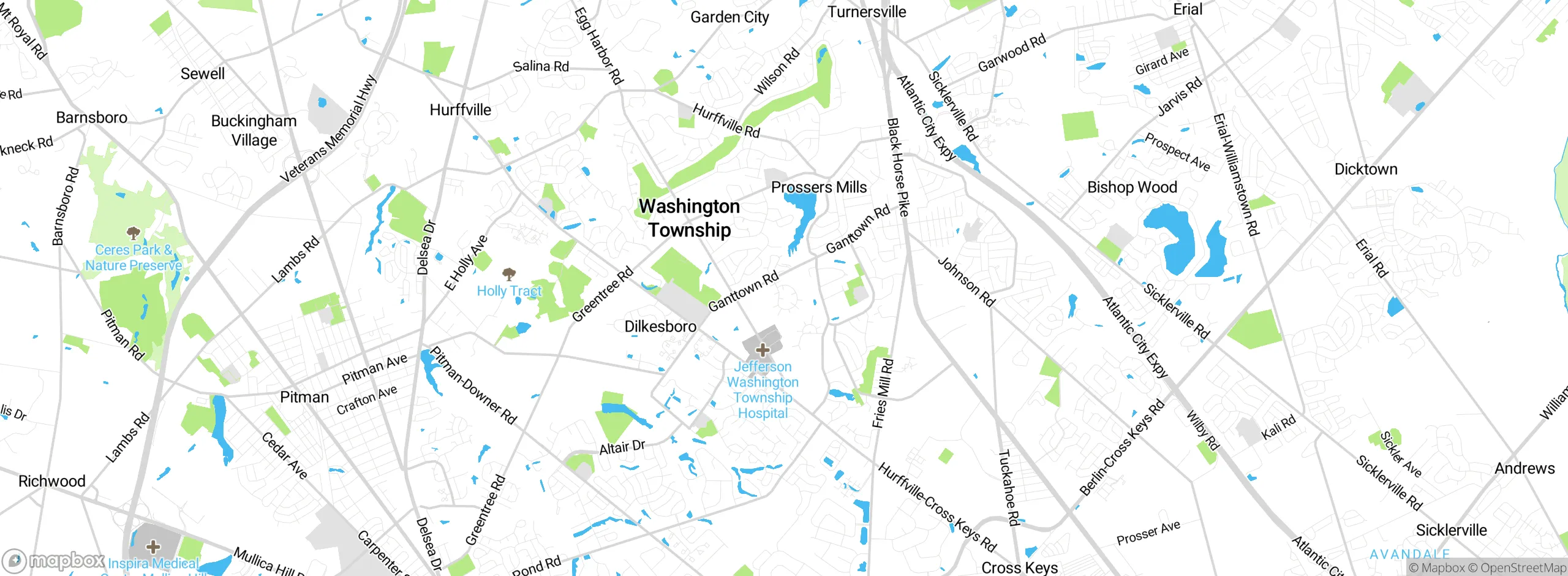 Map showing approximate location