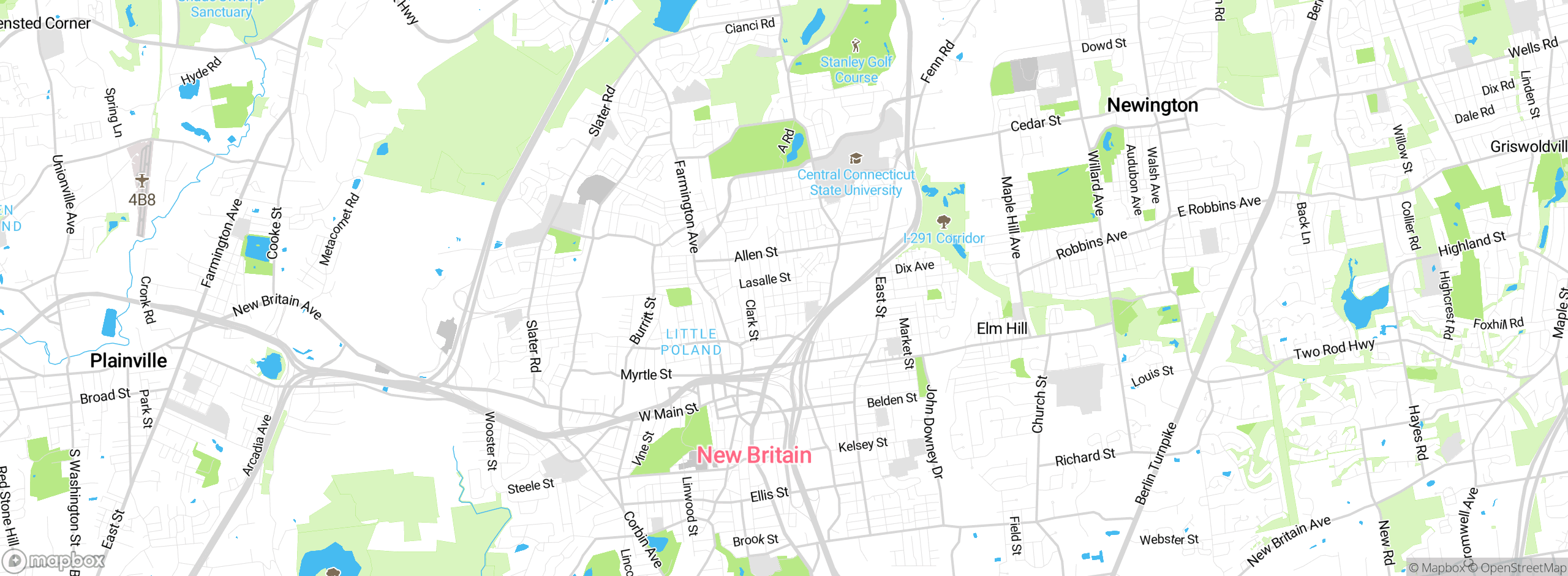 Map showing approximate location