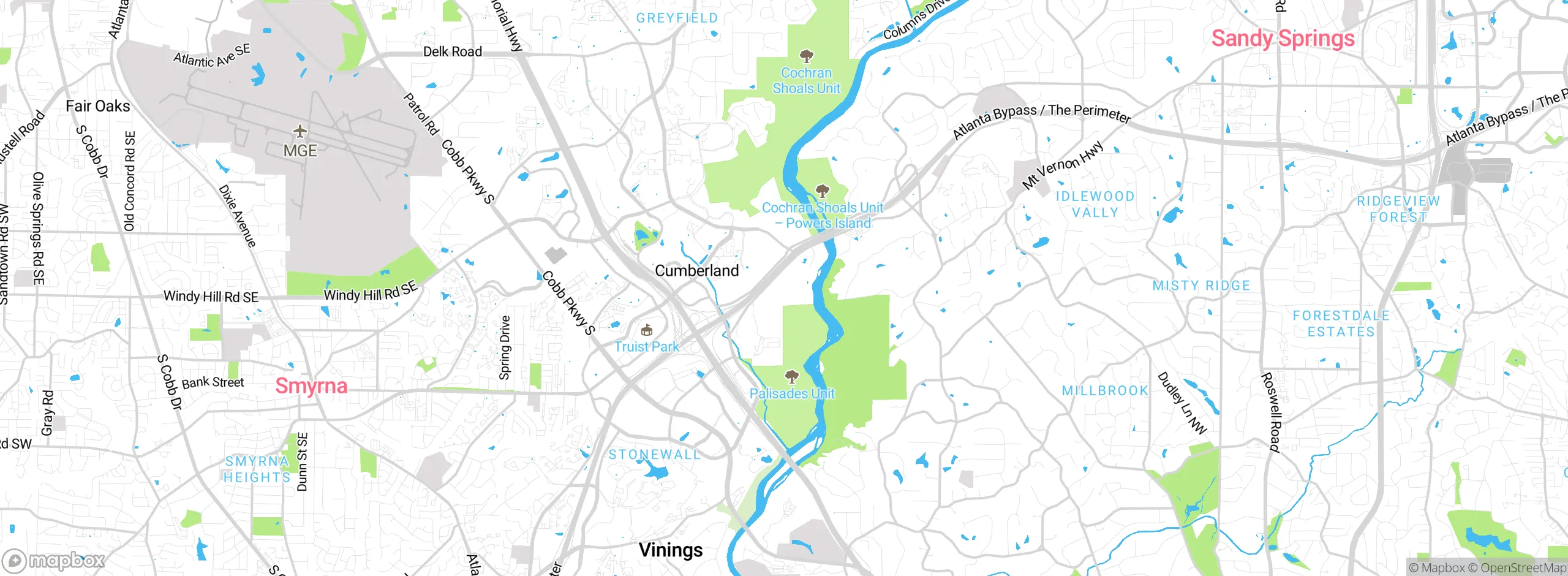 Map showing approximate location