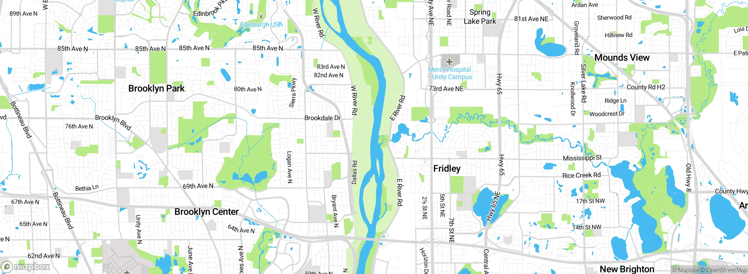Map showing approximate location