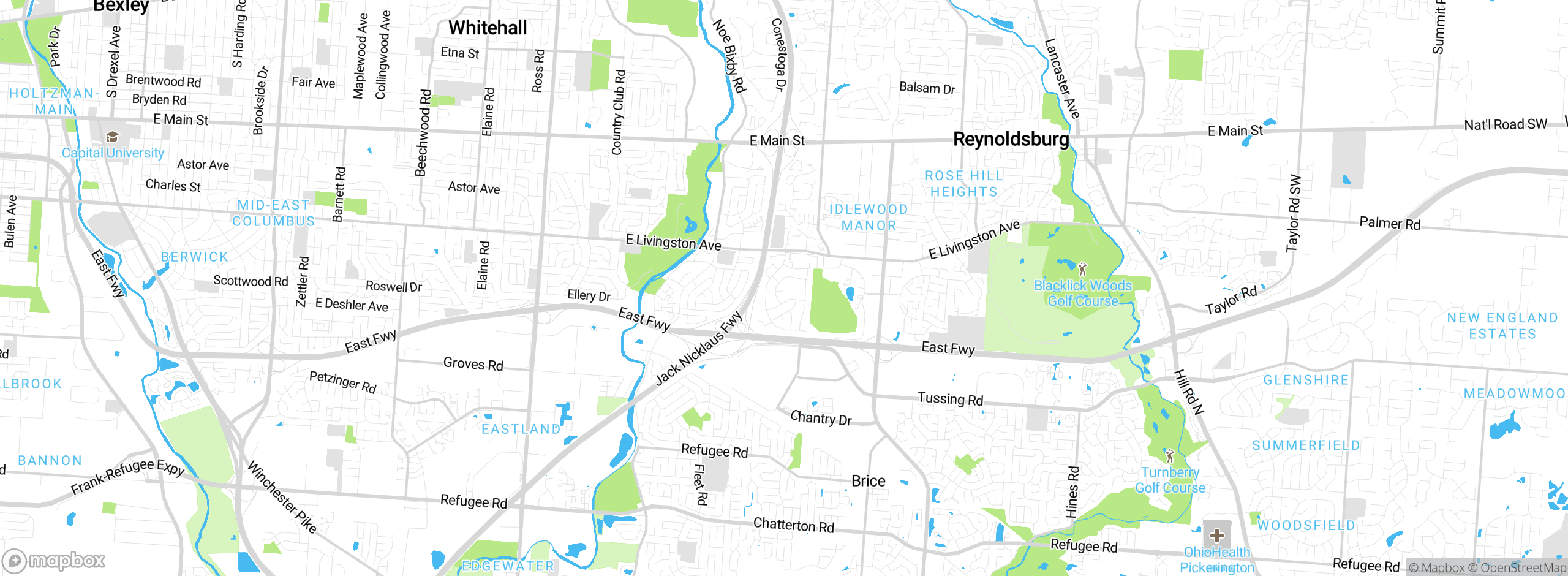 Map showing approximate location