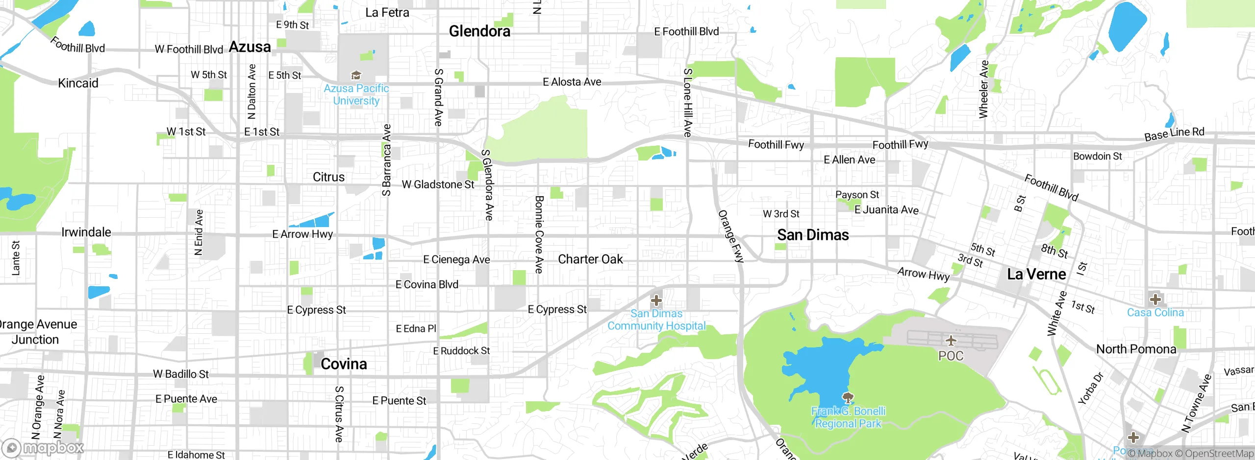 Map showing approximate location