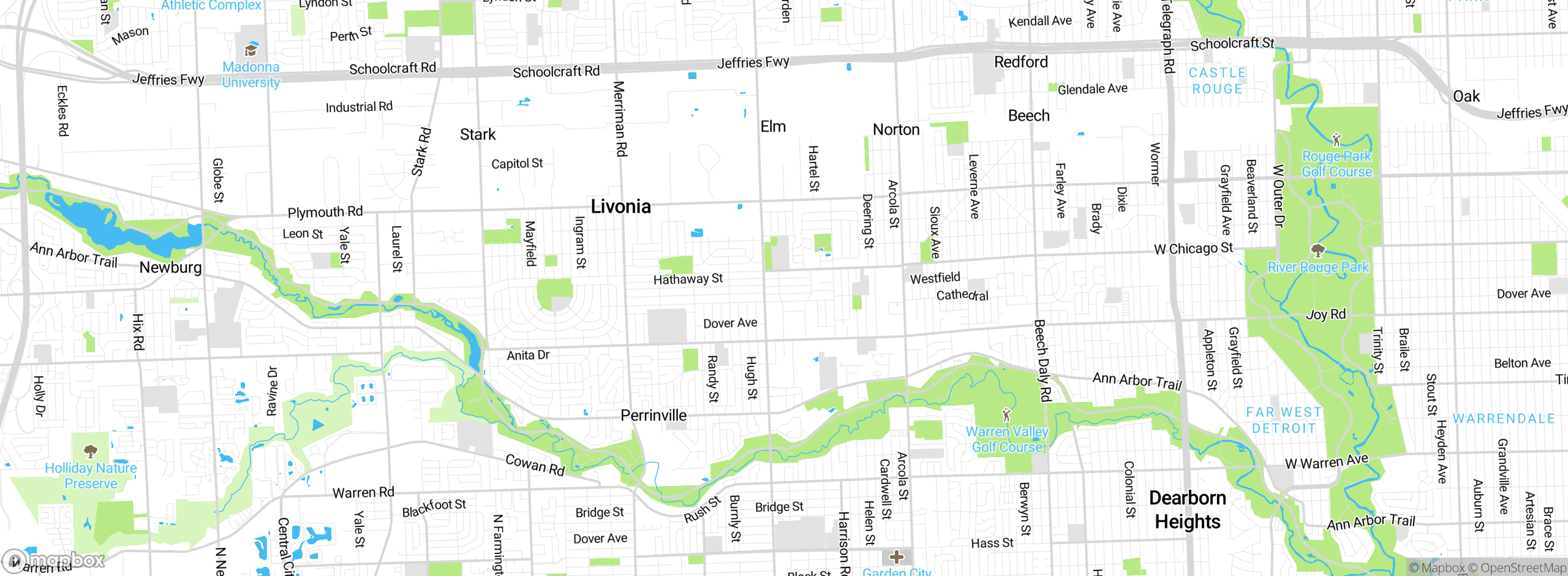 Map showing approximate location