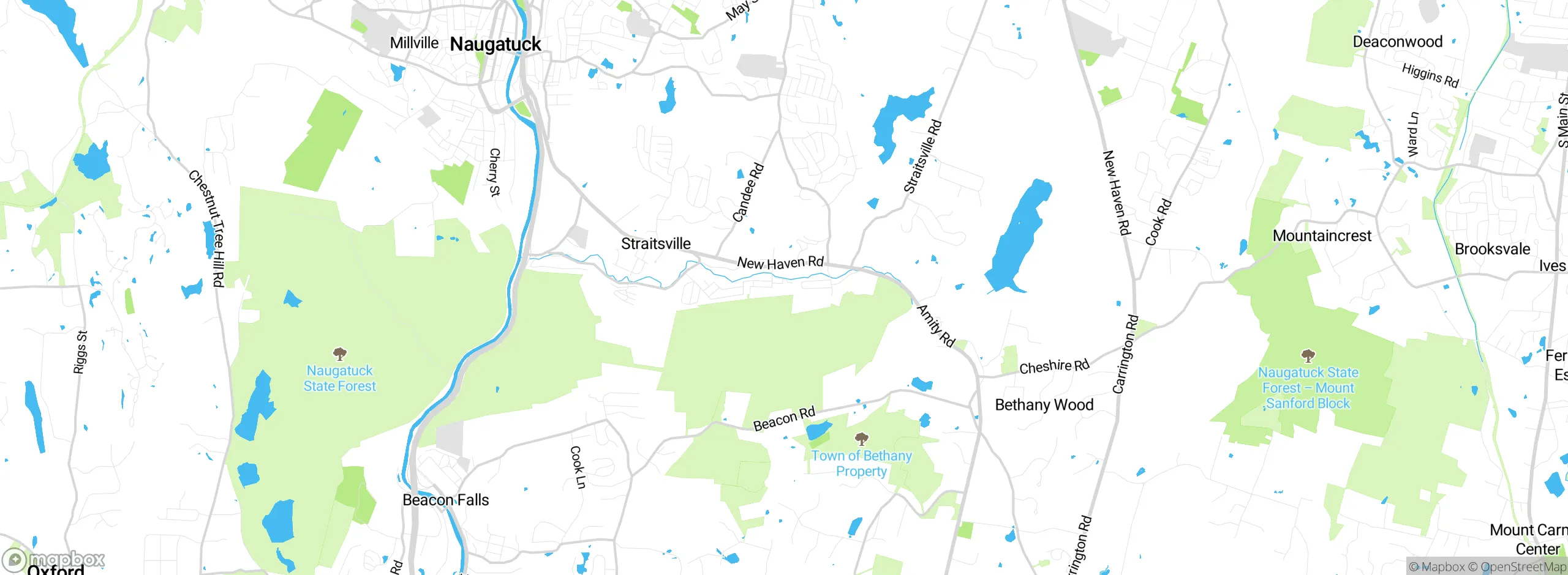 Map showing approximate location