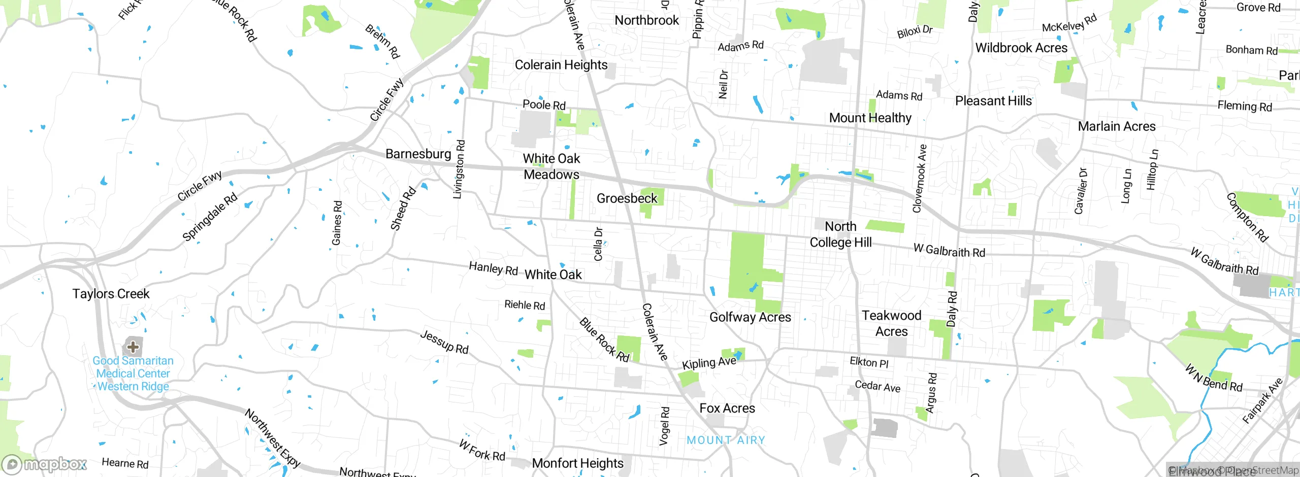 Map showing approximate location