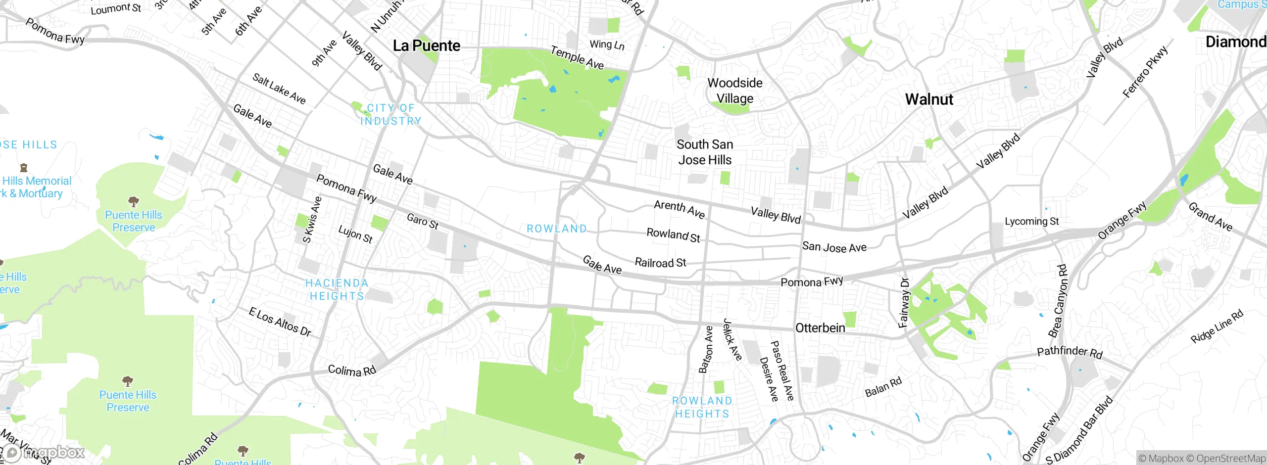 Map showing approximate location