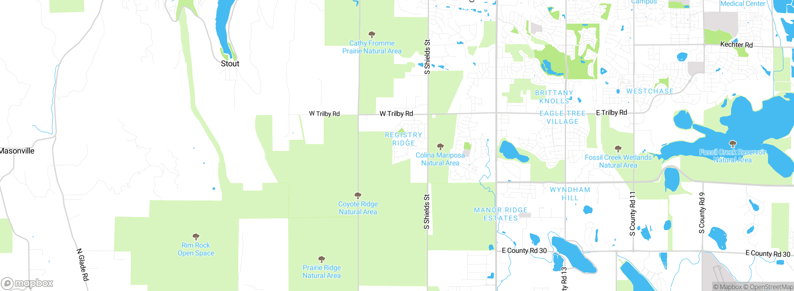 Map showing approximate location