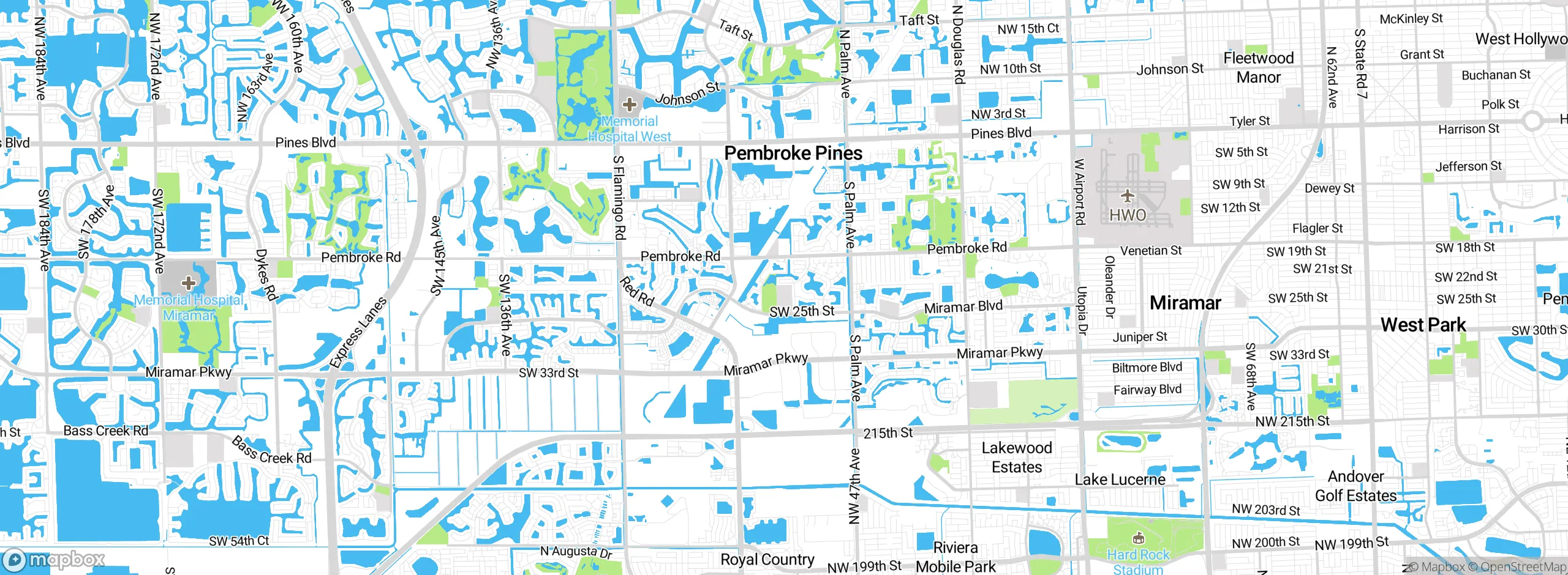 Map showing approximate location