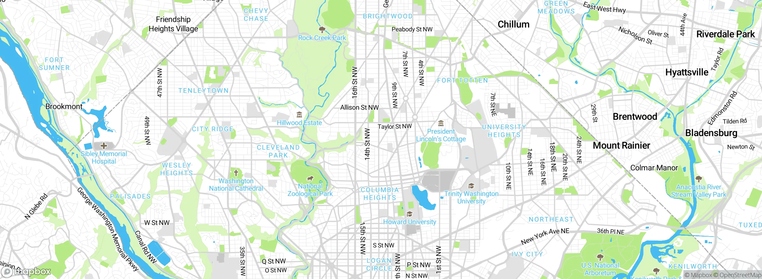 Map showing approximate location