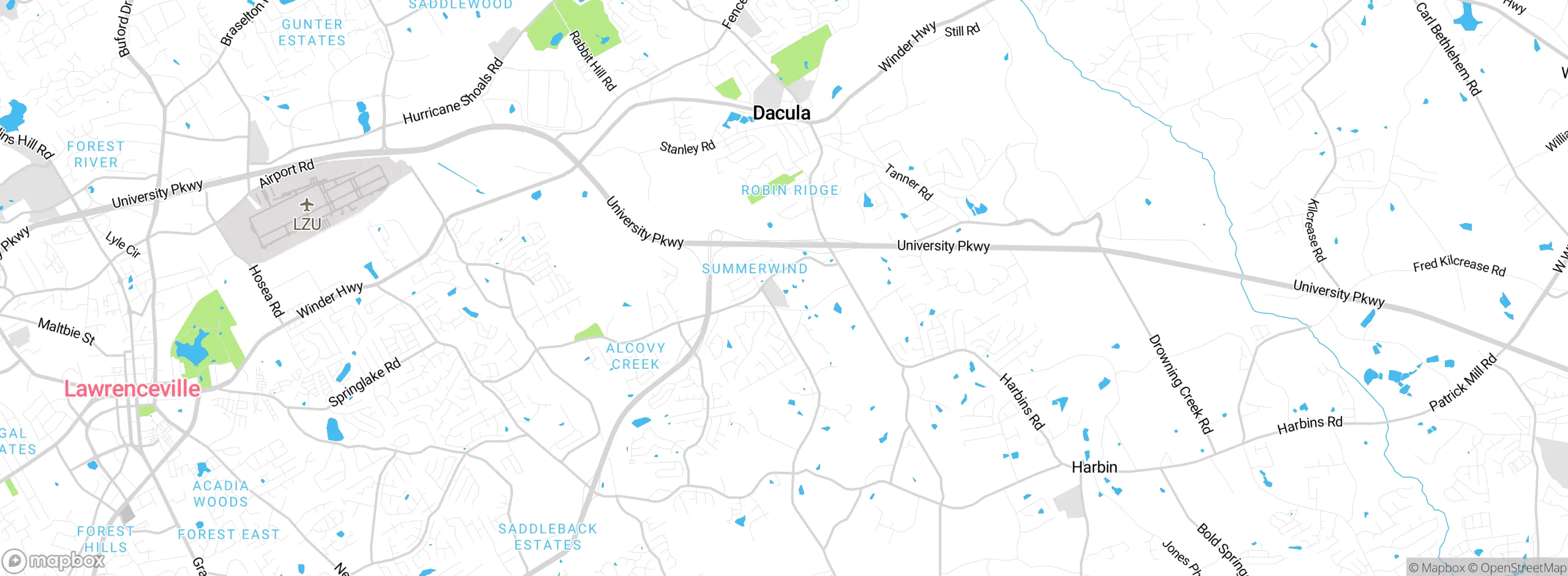 Map showing approximate location