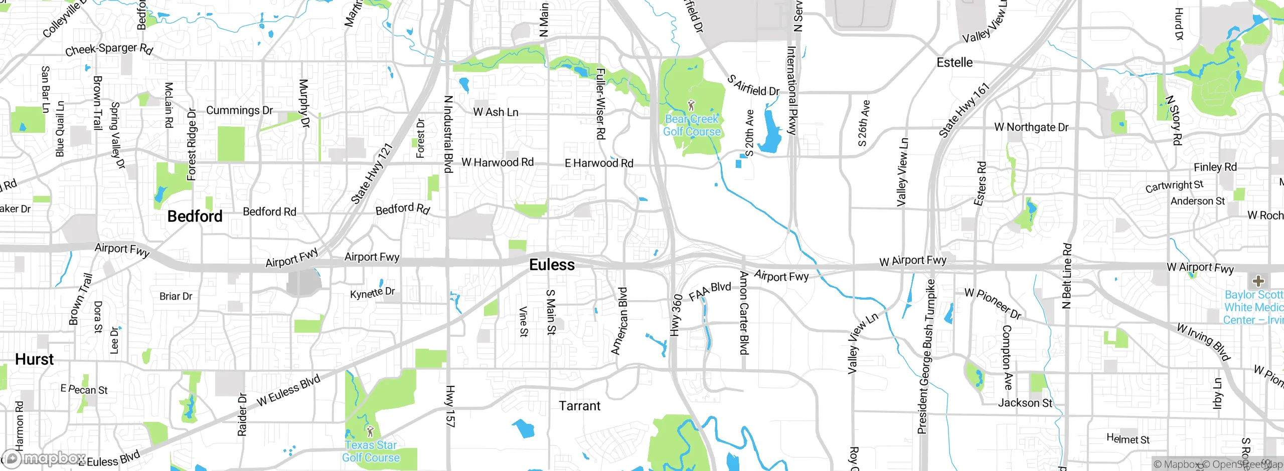 Map showing approximate location