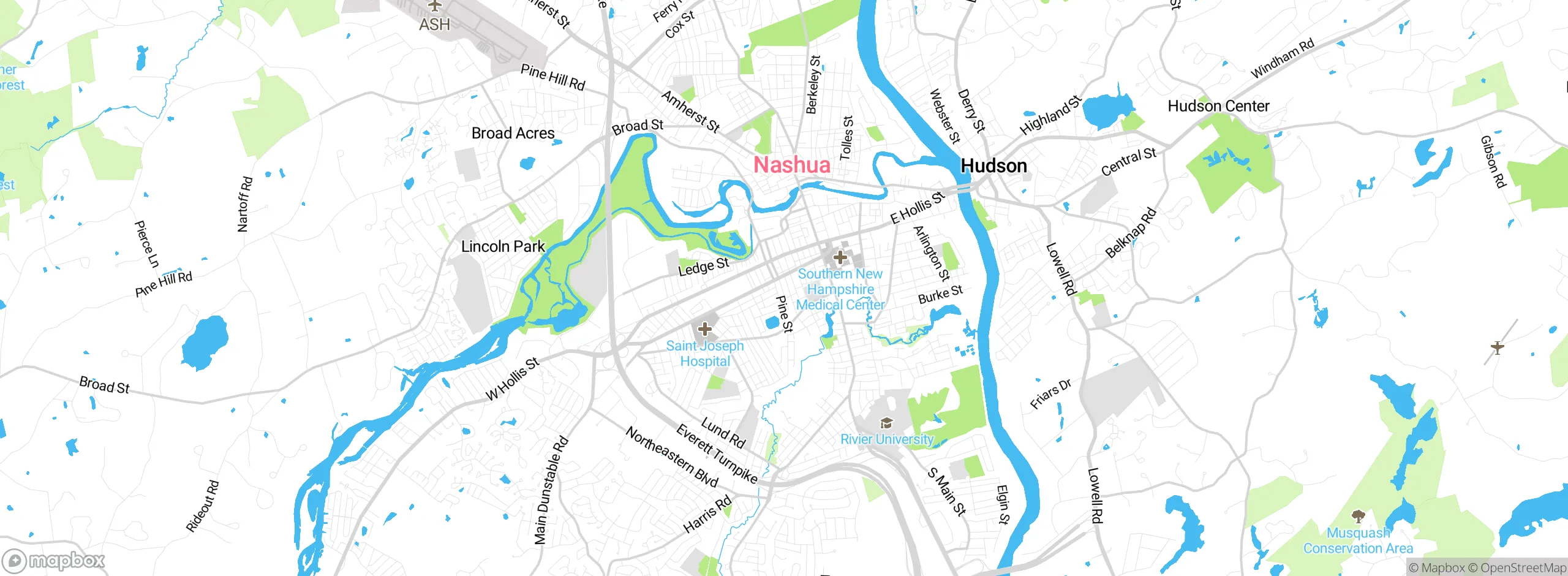 Map showing approximate location