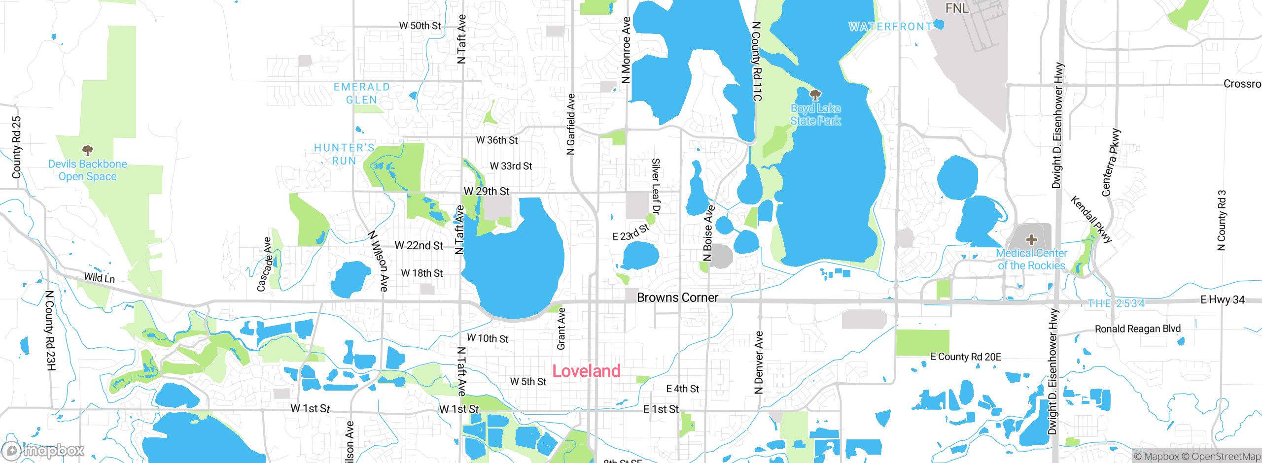 Map showing approximate location