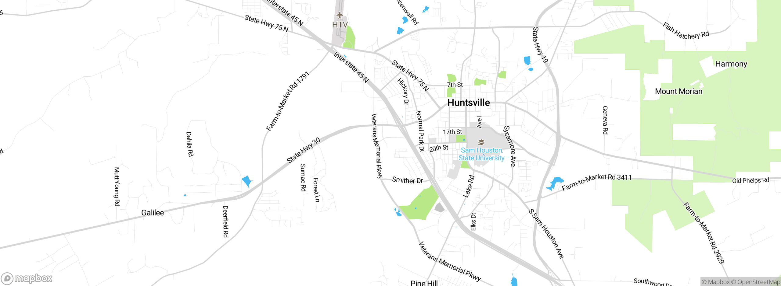 Map showing approximate location