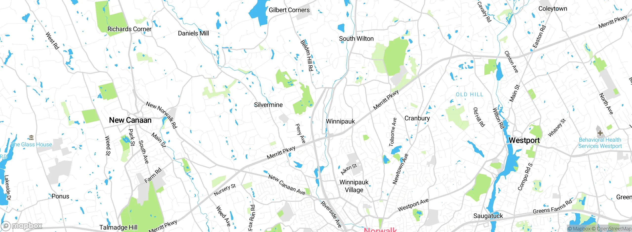 Map showing approximate location