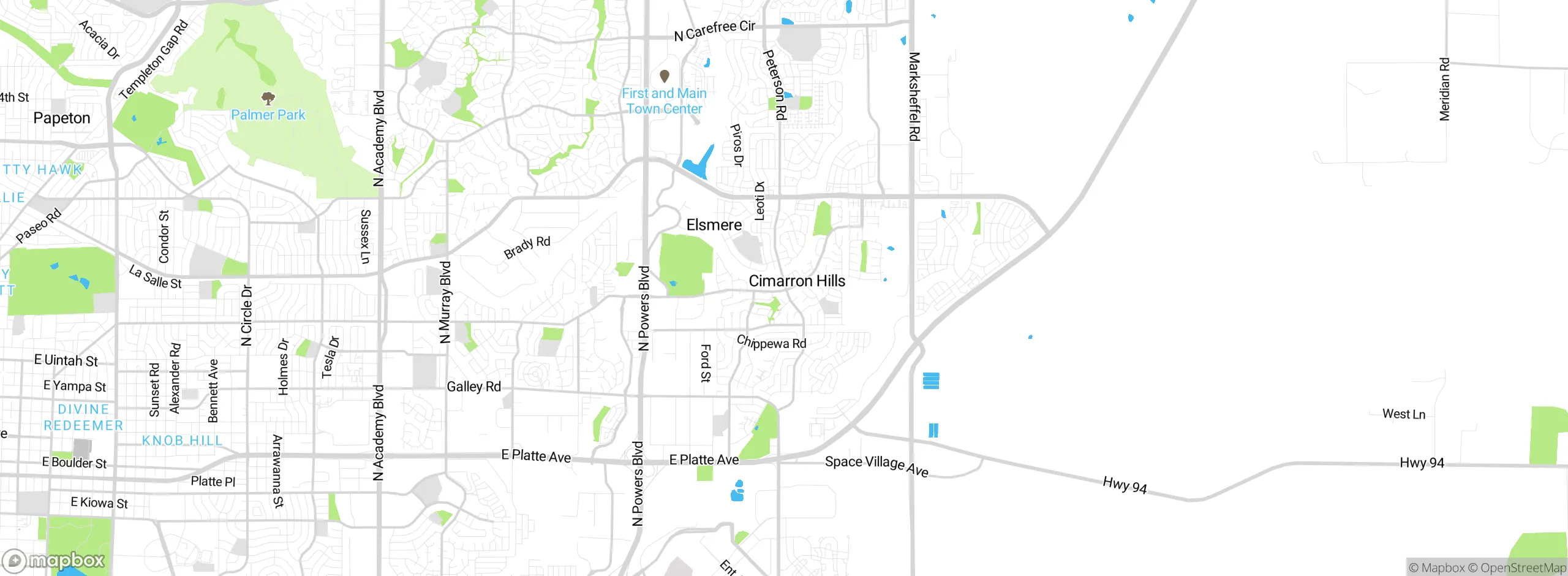 Map showing approximate location