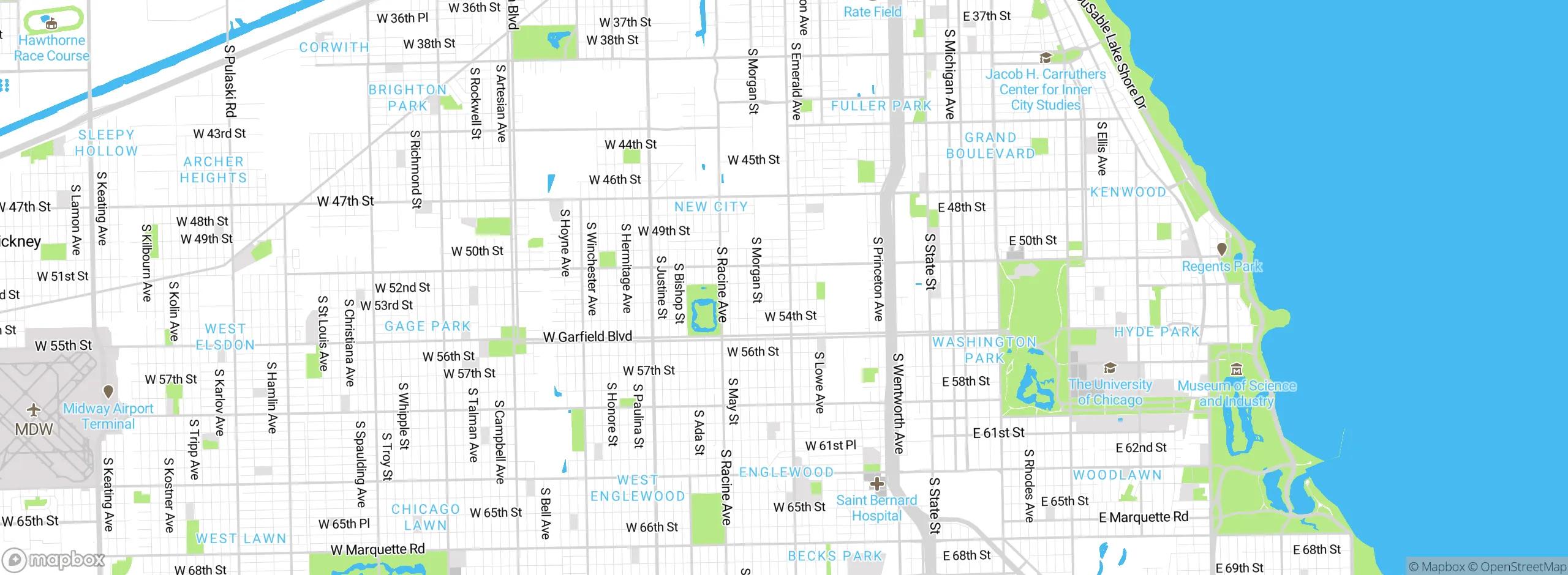 Map showing approximate location