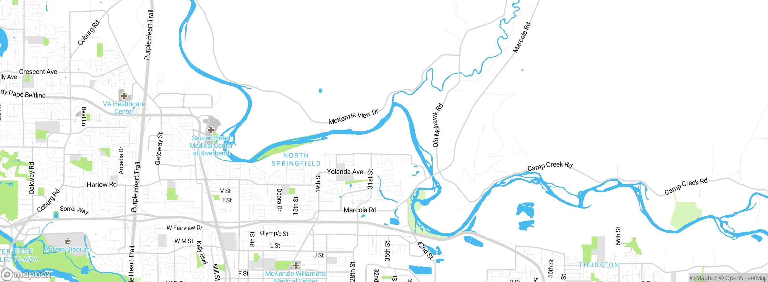 Map showing approximate location