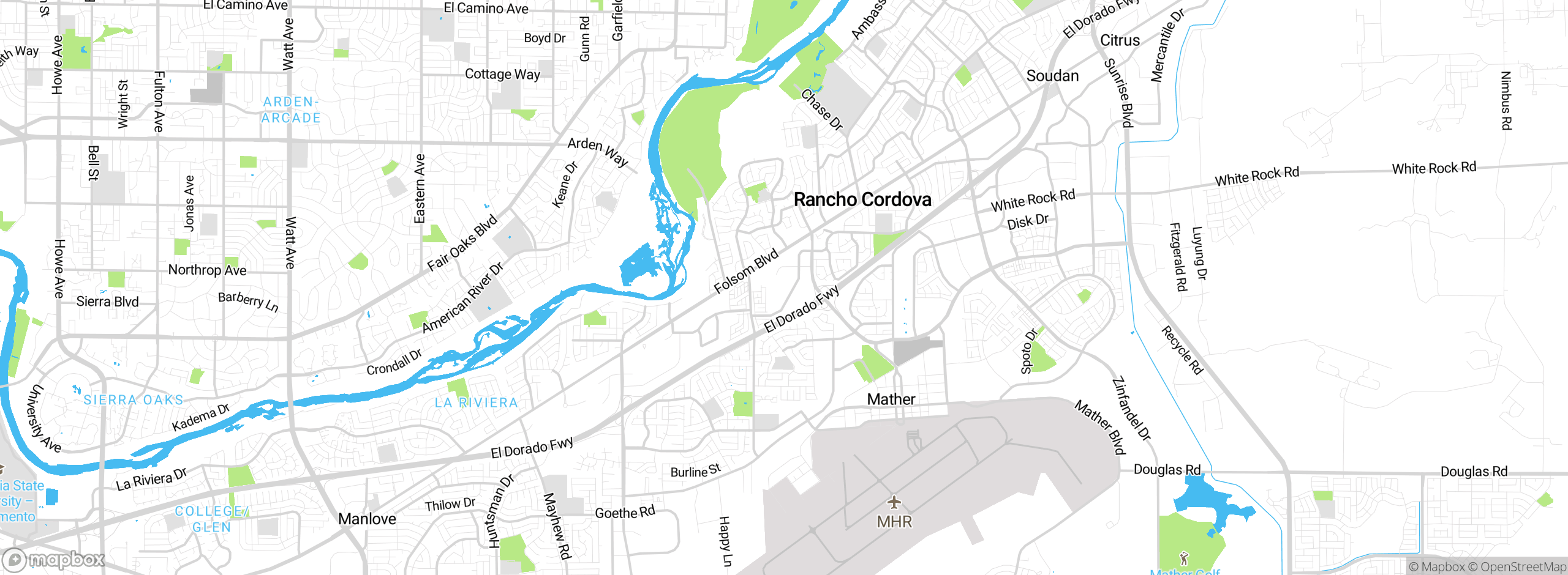 Map showing approximate location