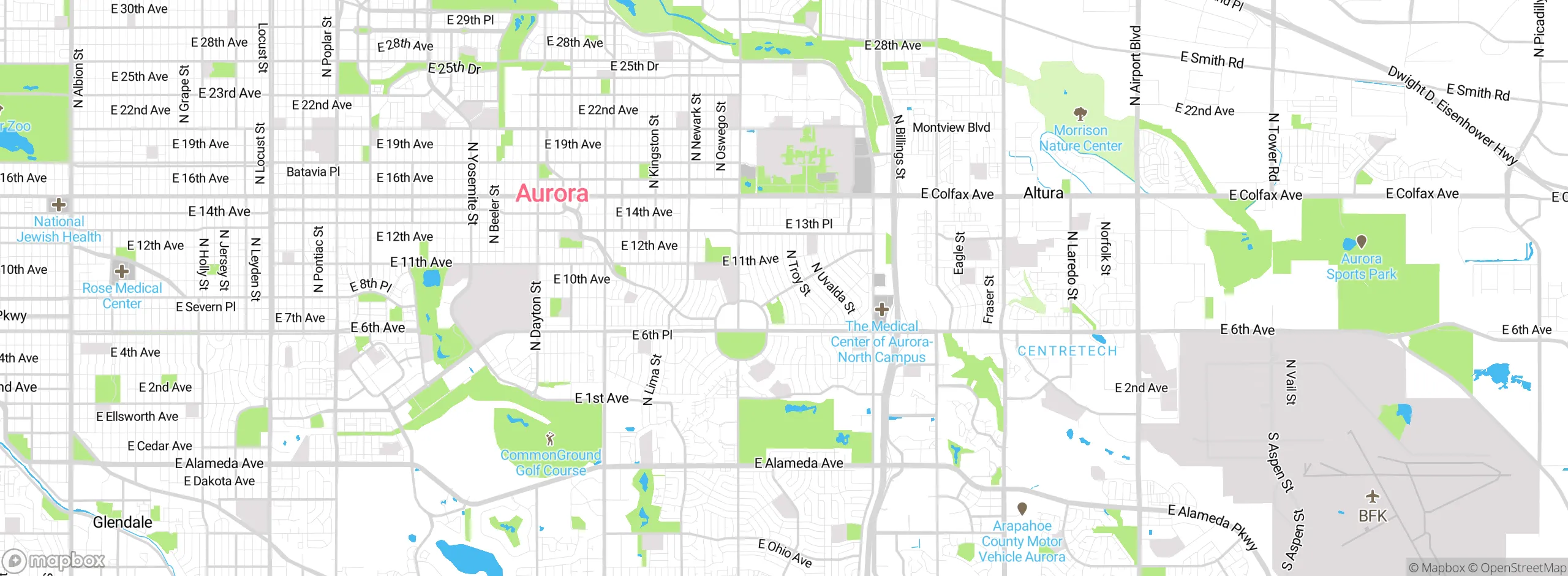 Map showing approximate location