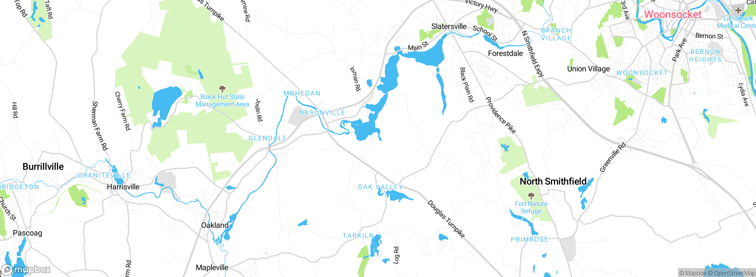 Map showing approximate location