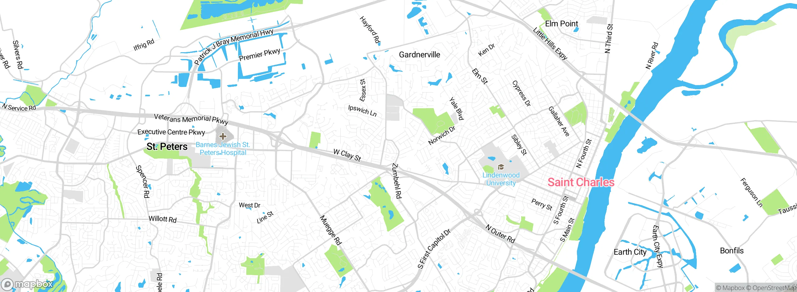 Map showing approximate location