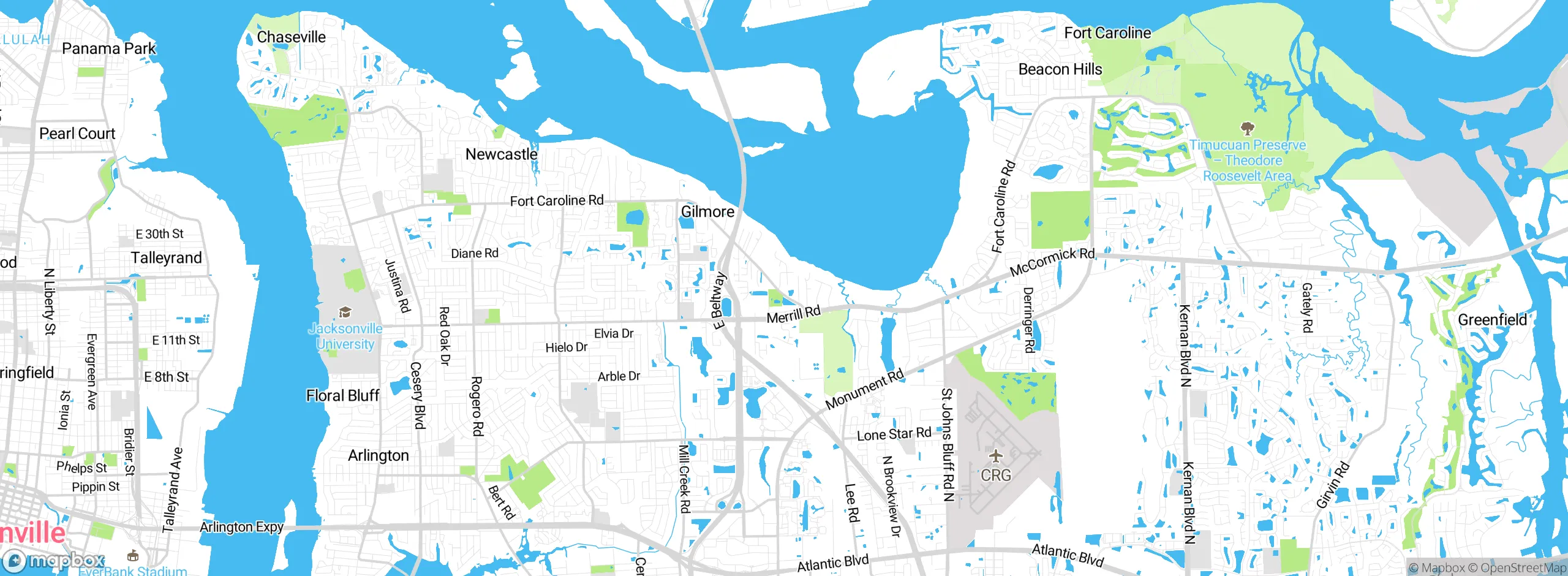 Map showing approximate location