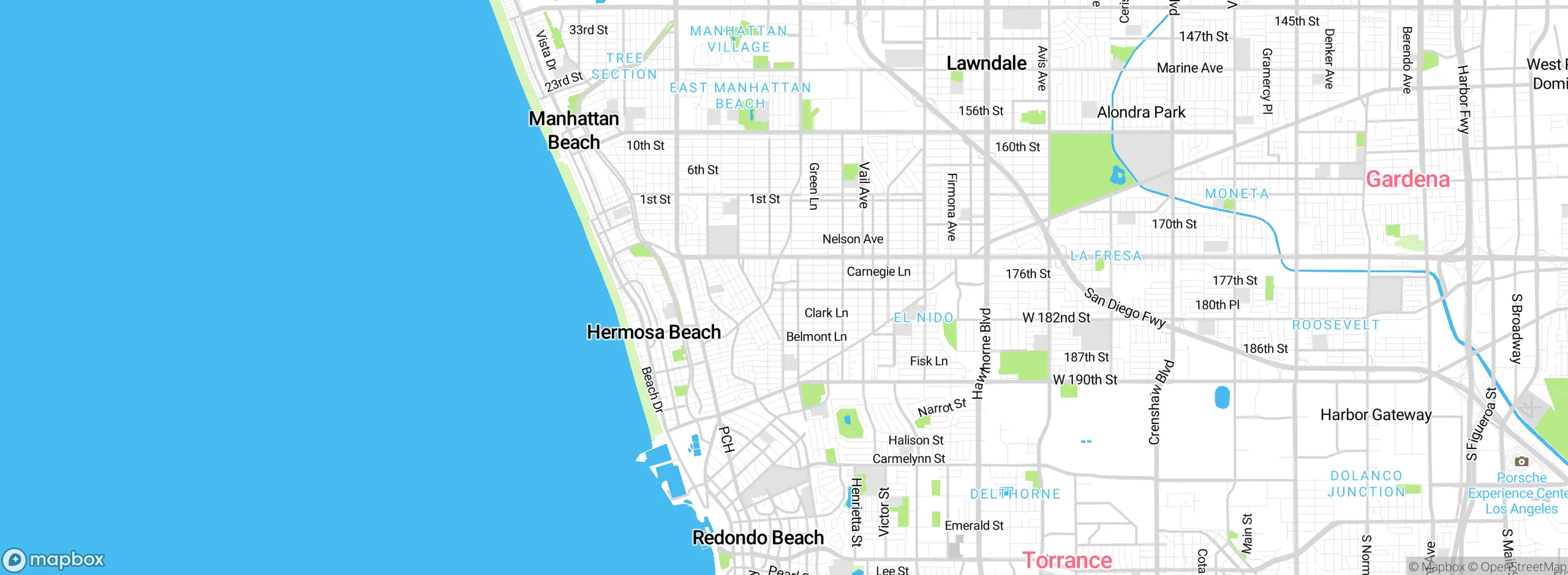 Map showing approximate location