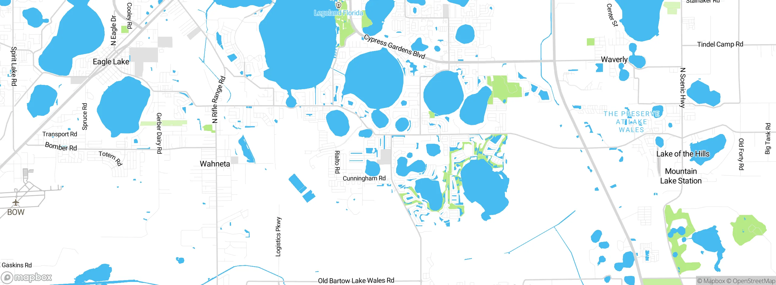 Map showing approximate location