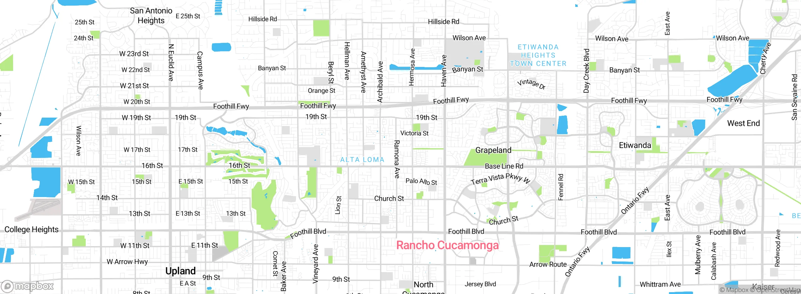Map showing approximate location