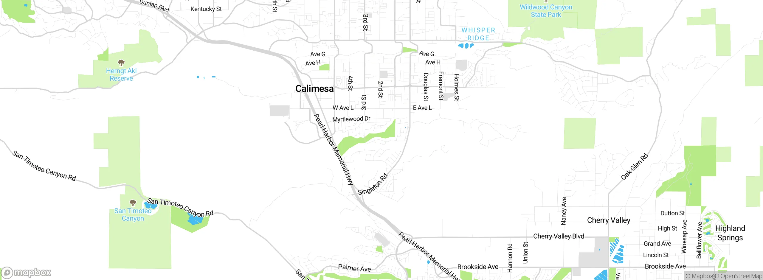 Map showing approximate location