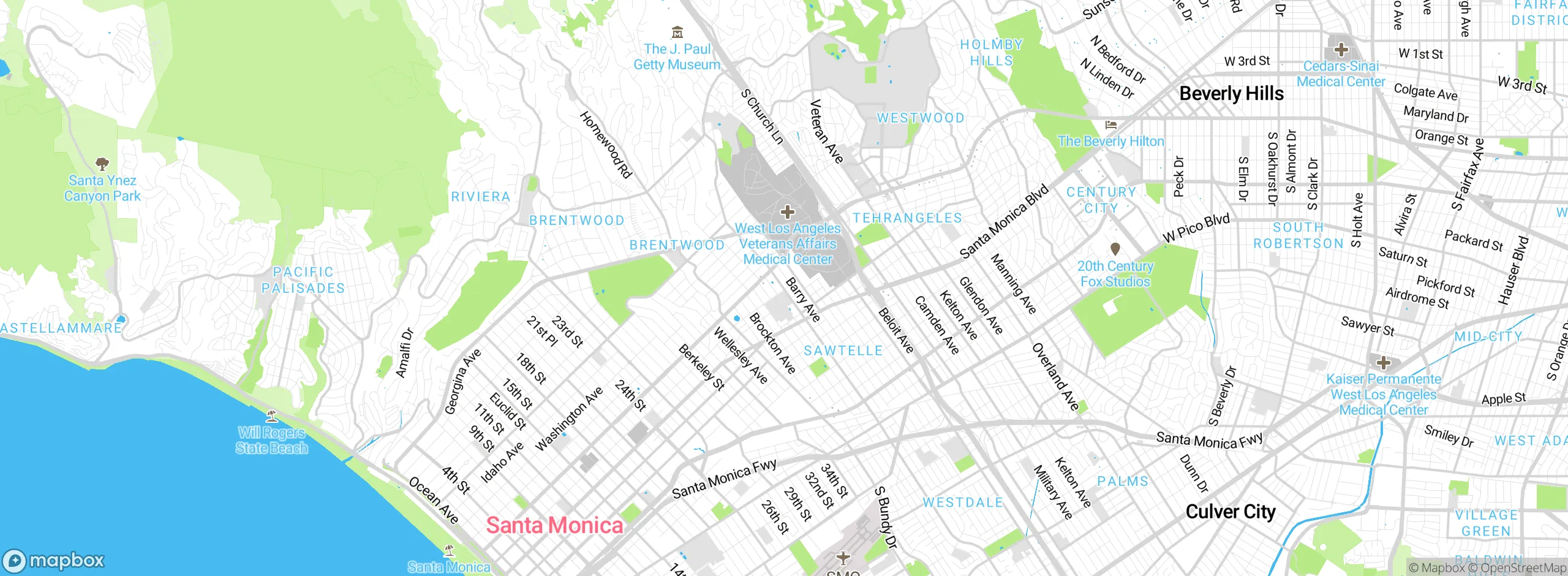 Map showing approximate location