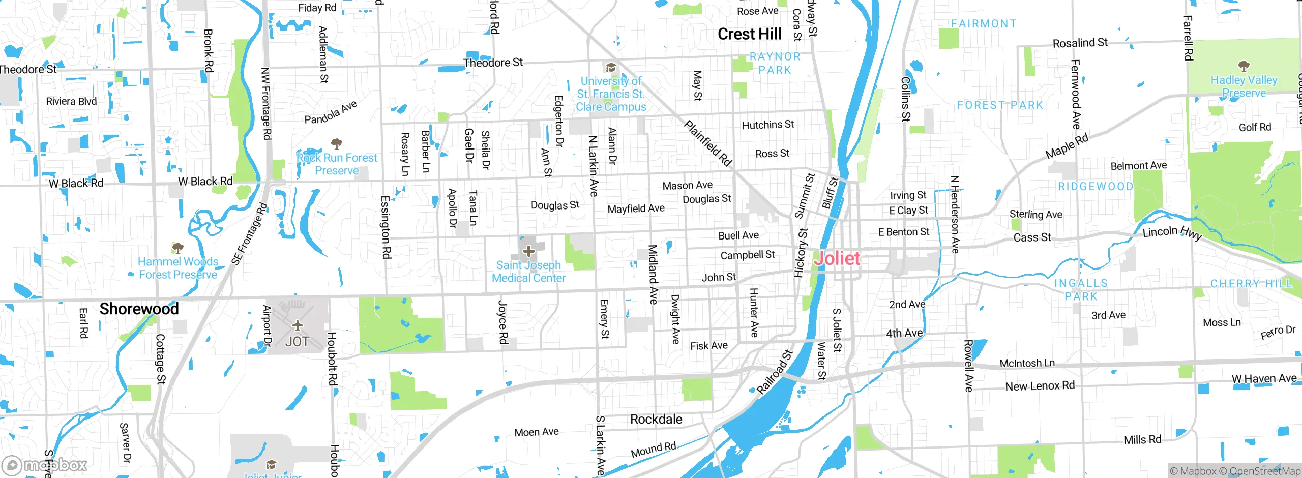 Map showing approximate location
