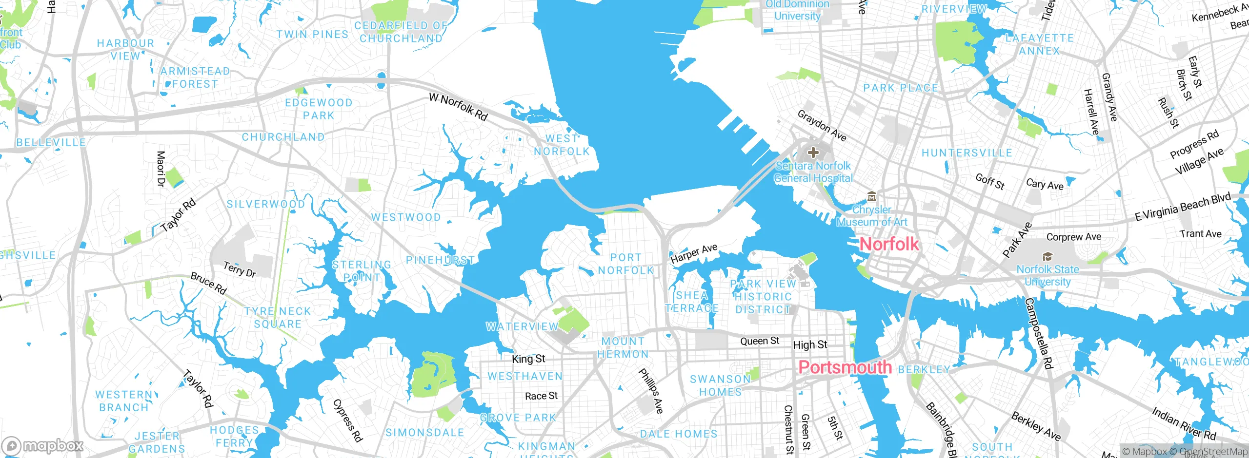 Map showing approximate location